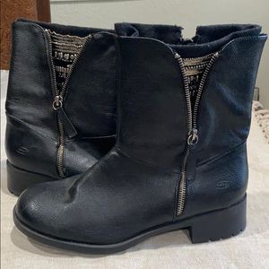 Skechers Black Boots Size 10
